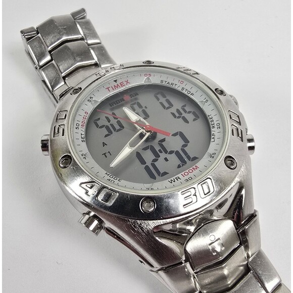 Timex Ironman Men's Watch T56371 Stranger Than Fiction Quartz Analog Digital 7.6 - Picture 3 of 8